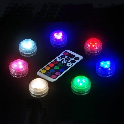 3LED Diving Tank Light Underwater Submersible Light Remote Control Only for RGB Version 1pcs