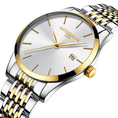 Ultra-Thin Men's Quartz Watch Men Analog Luxury Minimalist Classic Wristwatch Waterproof Calendar  Chronograph Stainless Steel Watches