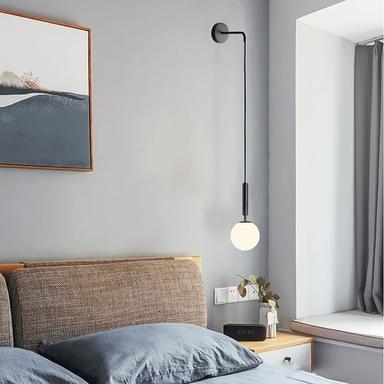 LED Nordic Style Wall Lamps Wall Sconces Living Room Bedroom Aluminum Wall Light 220-240V