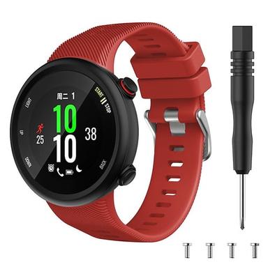 Watch Band for Garmin Forerunner 45/45S, Swim 2 Silicone Replacement  Strap with Removal Tool Breathable Sport Band Wristband