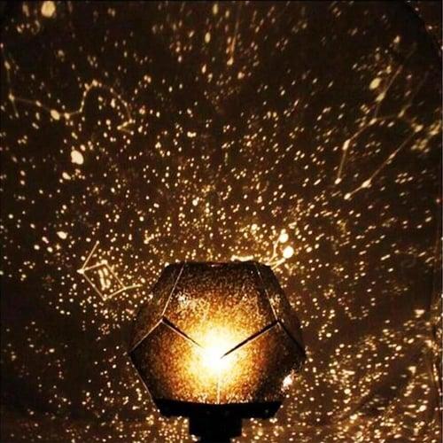 LED Starry Projector Light Bedside Night Lamp Planetario Casero for Kids Baby Nursery Planetarium Constellation Projector Night Scape Lights Home Bedroom Decoration