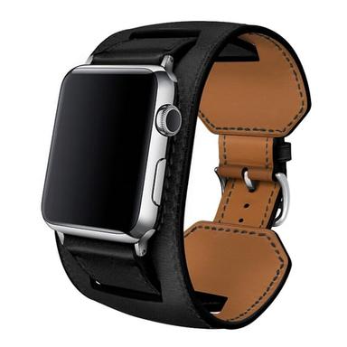 Genuine Leather Smart Watch Band Compatible with Apple iWatch 49mm 45mm 44mm 42mm 41mm 40mm 38mm Sreies Ultra SE 8 7 6 5 4 3 2 1 for Smartwatch Strap Wristband Women Luxury Bracelet