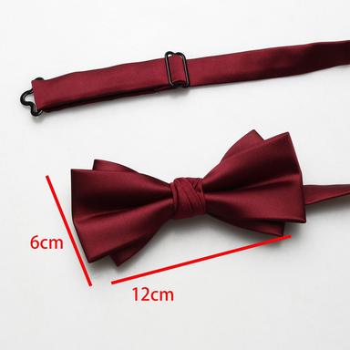 Men's Bow Tie Fashion Work Wedding Formal Style Classic Retro Bow Solid Colored Formal Work Party Evening