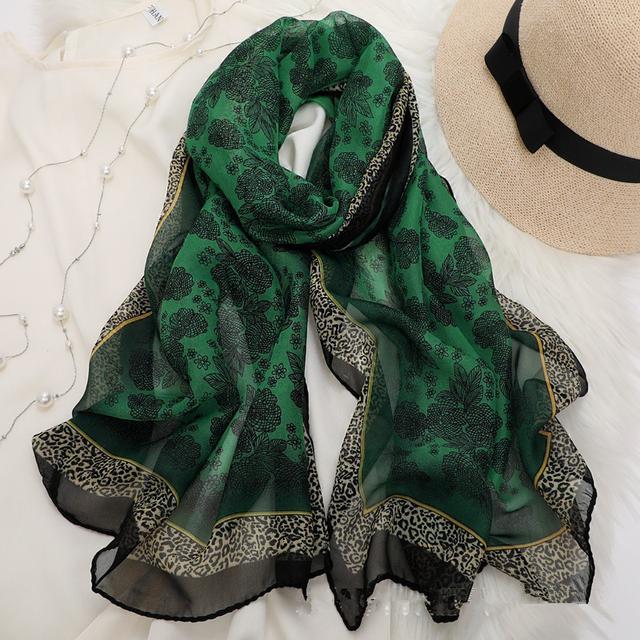 Women's Scarves Daily Holiday Flowers Polyester Bohemia Vintage Retro Warm Casual / Daily 1 PC